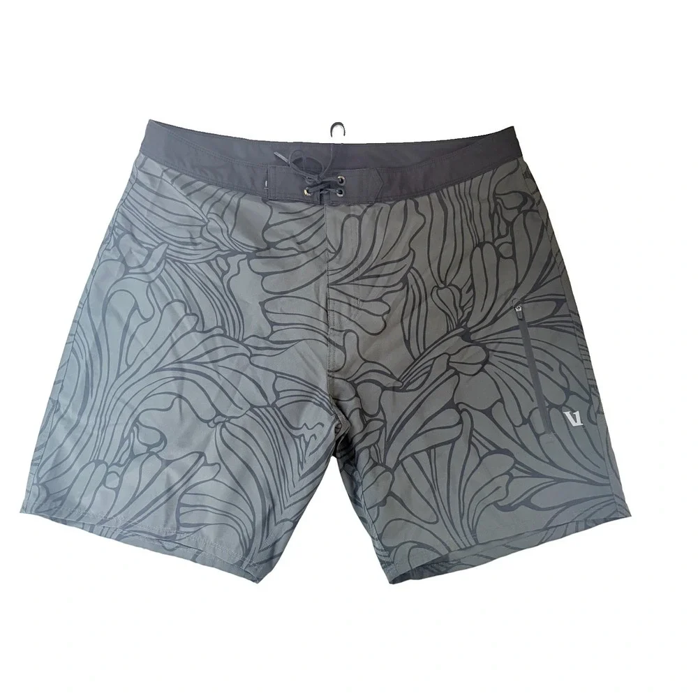 Vuori Cruise Boardshorts Shorts Men's 36 Gray Board Summer 7.5